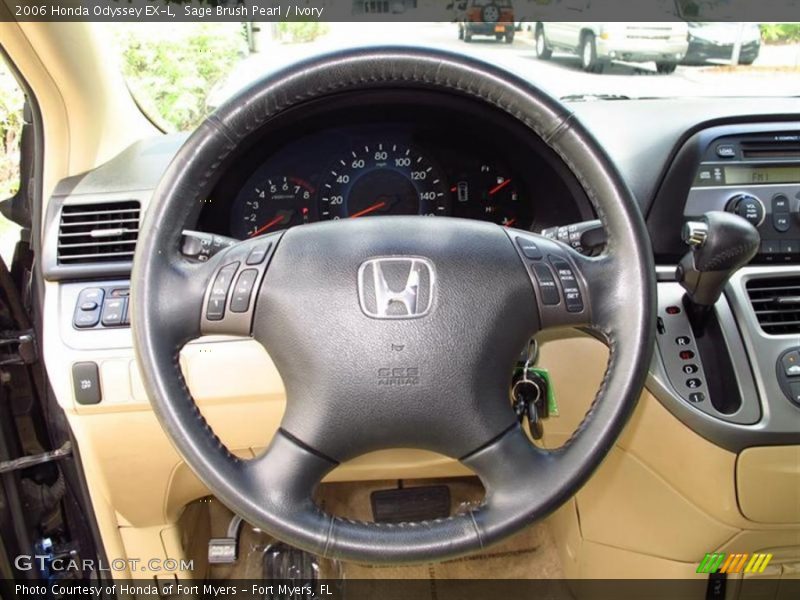 Sage Brush Pearl / Ivory 2006 Honda Odyssey EX-L