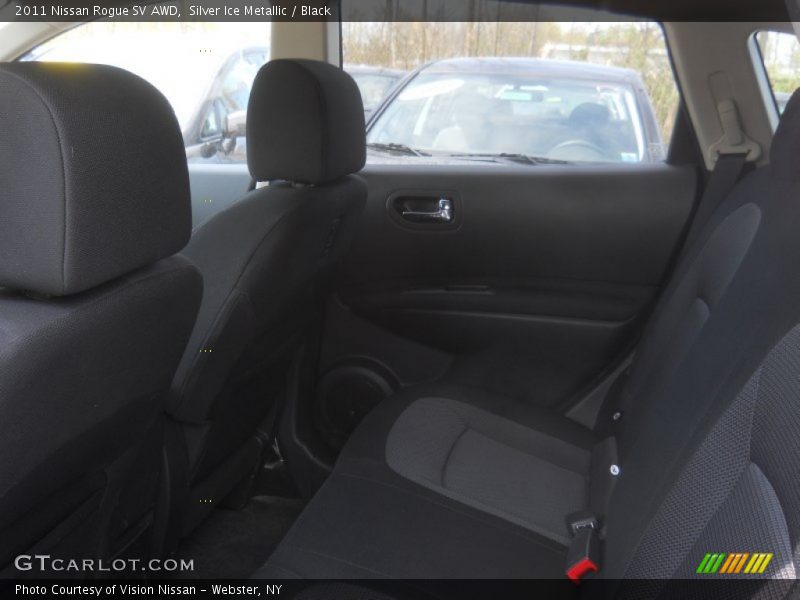 Silver Ice Metallic / Black 2011 Nissan Rogue SV AWD
