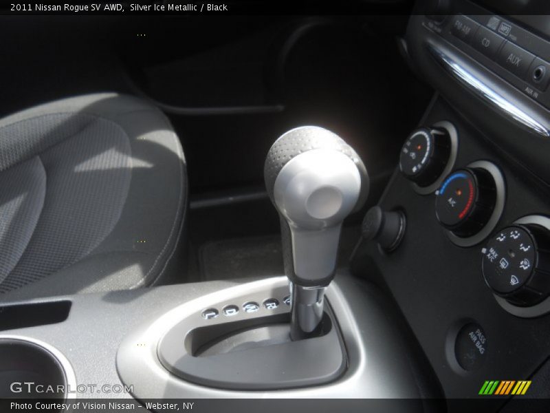 Silver Ice Metallic / Black 2011 Nissan Rogue SV AWD