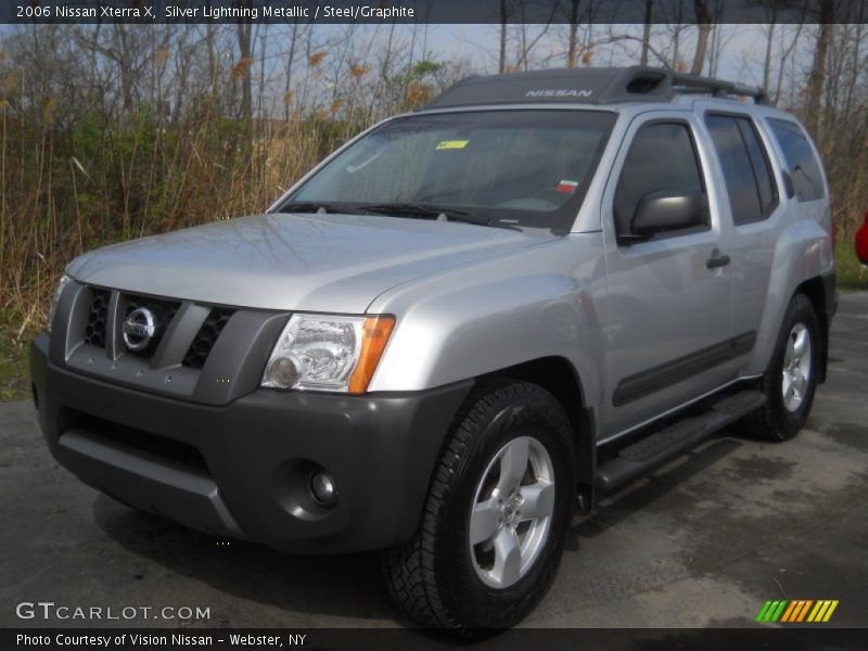 Silver Lightning Metallic / Steel/Graphite 2006 Nissan Xterra X