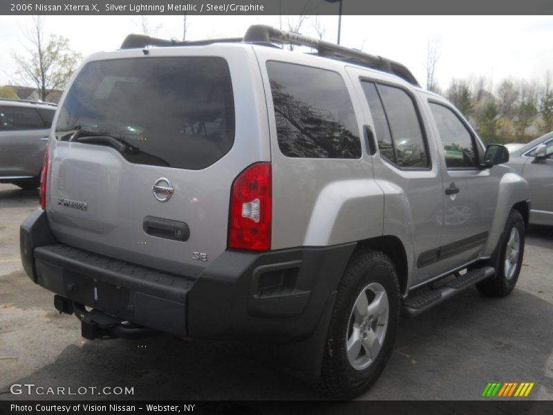 Silver Lightning Metallic / Steel/Graphite 2006 Nissan Xterra X
