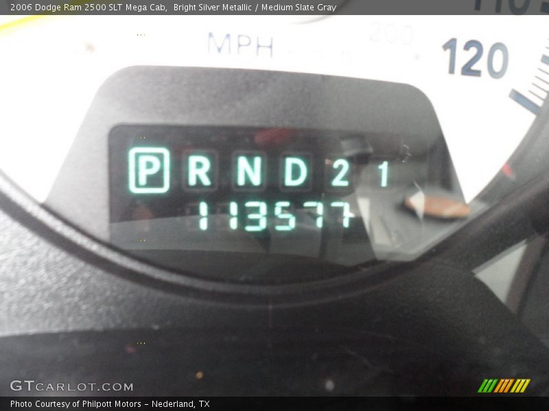 Bright Silver Metallic / Medium Slate Gray 2006 Dodge Ram 2500 SLT Mega Cab
