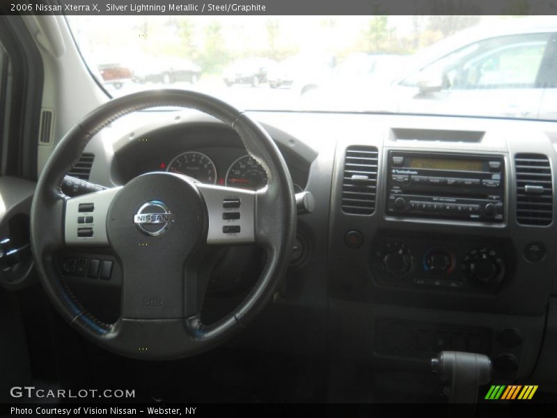 Silver Lightning Metallic / Steel/Graphite 2006 Nissan Xterra X