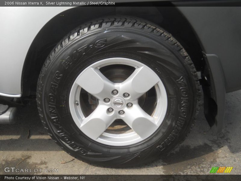 Silver Lightning Metallic / Steel/Graphite 2006 Nissan Xterra X