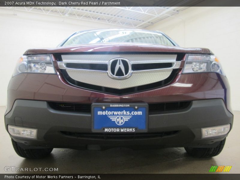 Dark Cherry Red Pearl / Parchment 2007 Acura MDX Technology