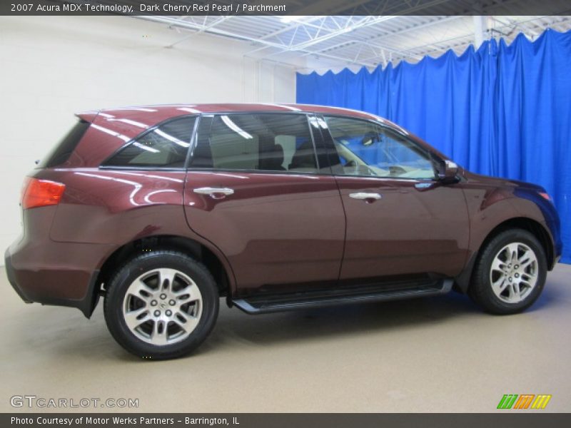 Dark Cherry Red Pearl / Parchment 2007 Acura MDX Technology