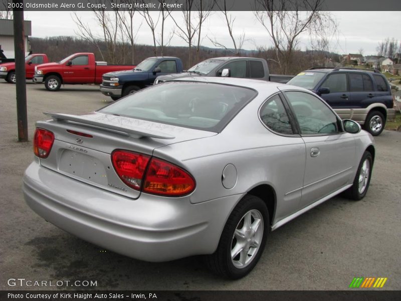 Sterling Metallic / Pewter 2002 Oldsmobile Alero GL Coupe