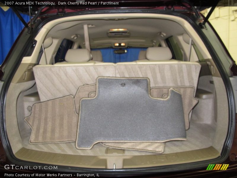 Dark Cherry Red Pearl / Parchment 2007 Acura MDX Technology
