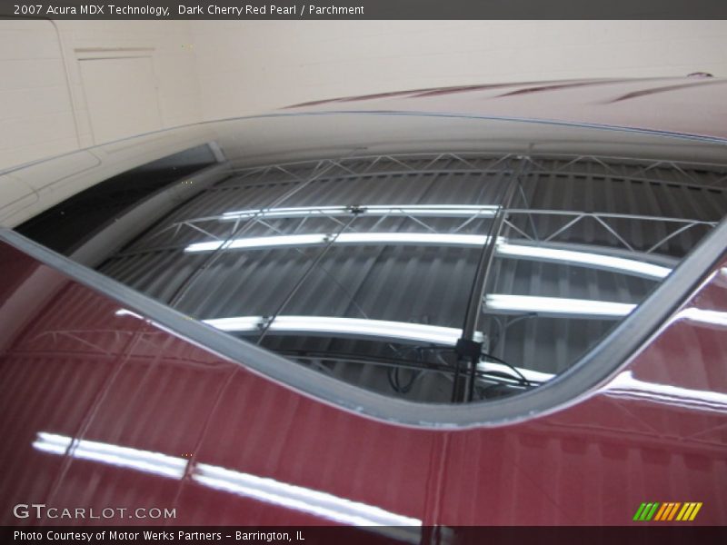Dark Cherry Red Pearl / Parchment 2007 Acura MDX Technology