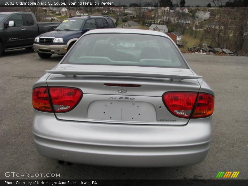 Sterling Metallic / Pewter 2002 Oldsmobile Alero GL Coupe