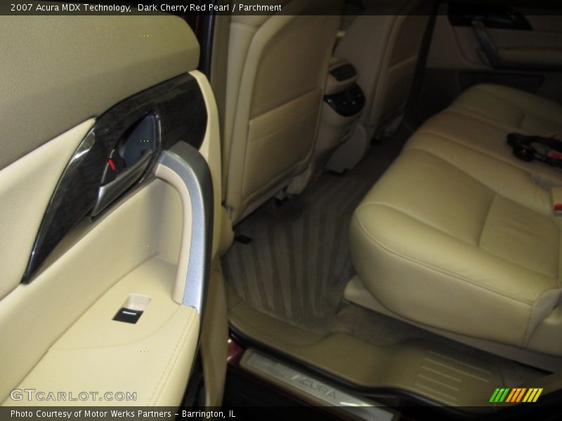 Dark Cherry Red Pearl / Parchment 2007 Acura MDX Technology