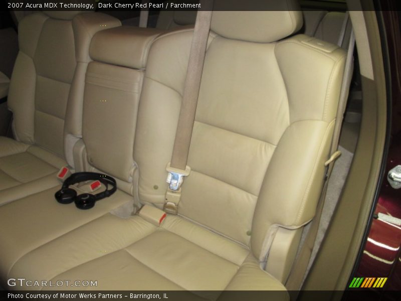 Dark Cherry Red Pearl / Parchment 2007 Acura MDX Technology