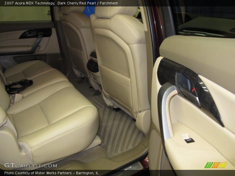 Dark Cherry Red Pearl / Parchment 2007 Acura MDX Technology