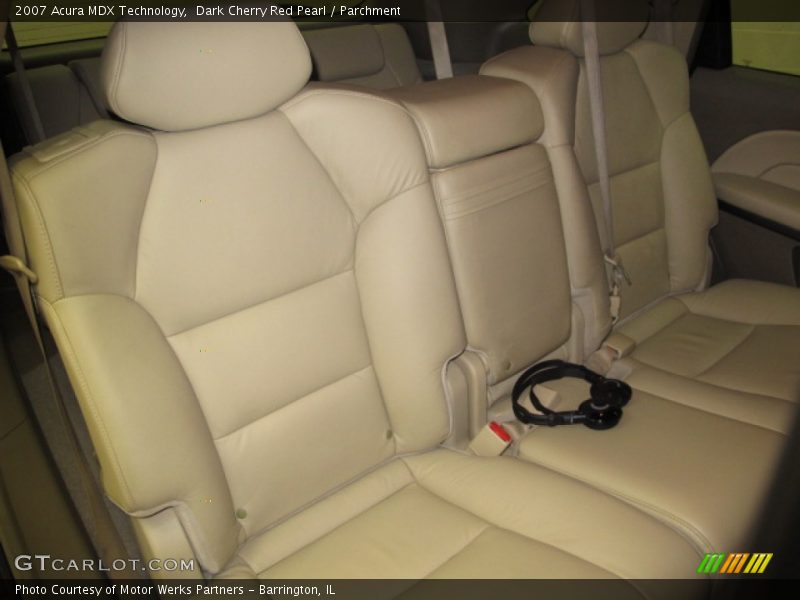 Dark Cherry Red Pearl / Parchment 2007 Acura MDX Technology