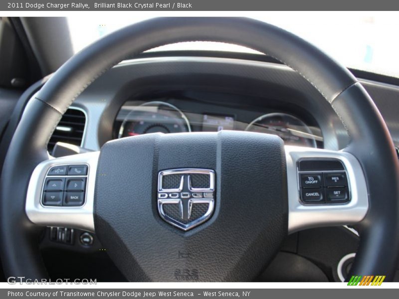 Brilliant Black Crystal Pearl / Black 2011 Dodge Charger Rallye