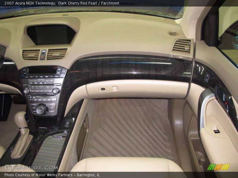 Dark Cherry Red Pearl / Parchment 2007 Acura MDX Technology