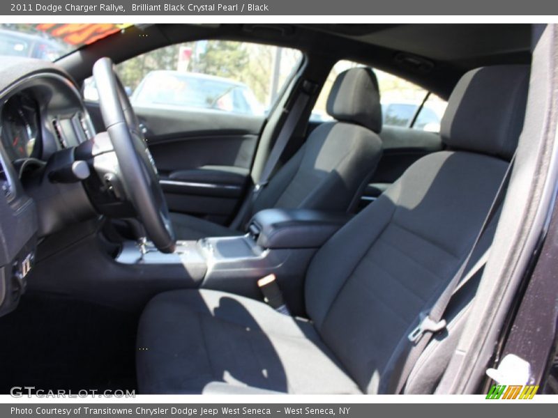 Brilliant Black Crystal Pearl / Black 2011 Dodge Charger Rallye