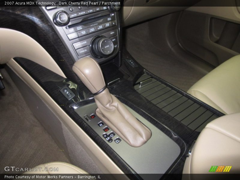 Dark Cherry Red Pearl / Parchment 2007 Acura MDX Technology