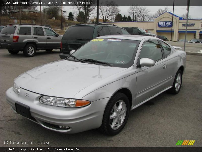 Sterling Metallic / Pewter 2002 Oldsmobile Alero GL Coupe