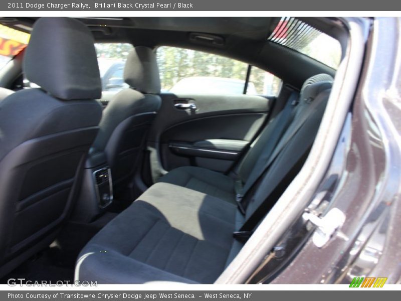 Brilliant Black Crystal Pearl / Black 2011 Dodge Charger Rallye