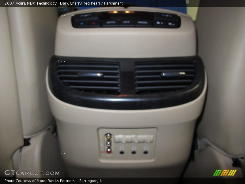 Dark Cherry Red Pearl / Parchment 2007 Acura MDX Technology