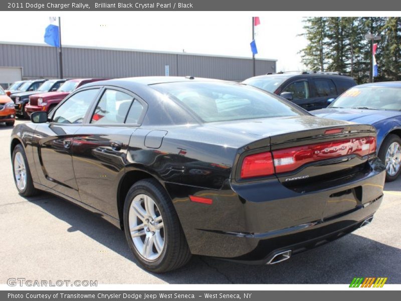 Brilliant Black Crystal Pearl / Black 2011 Dodge Charger Rallye