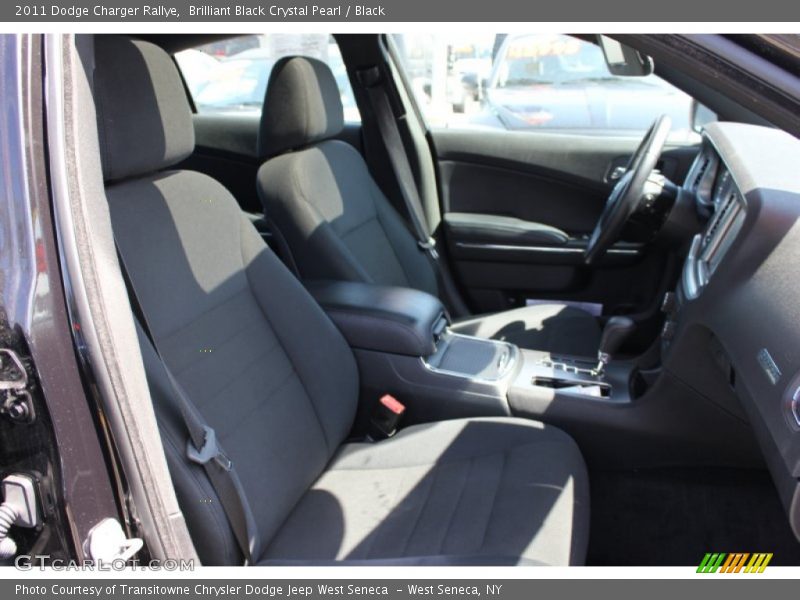 Brilliant Black Crystal Pearl / Black 2011 Dodge Charger Rallye