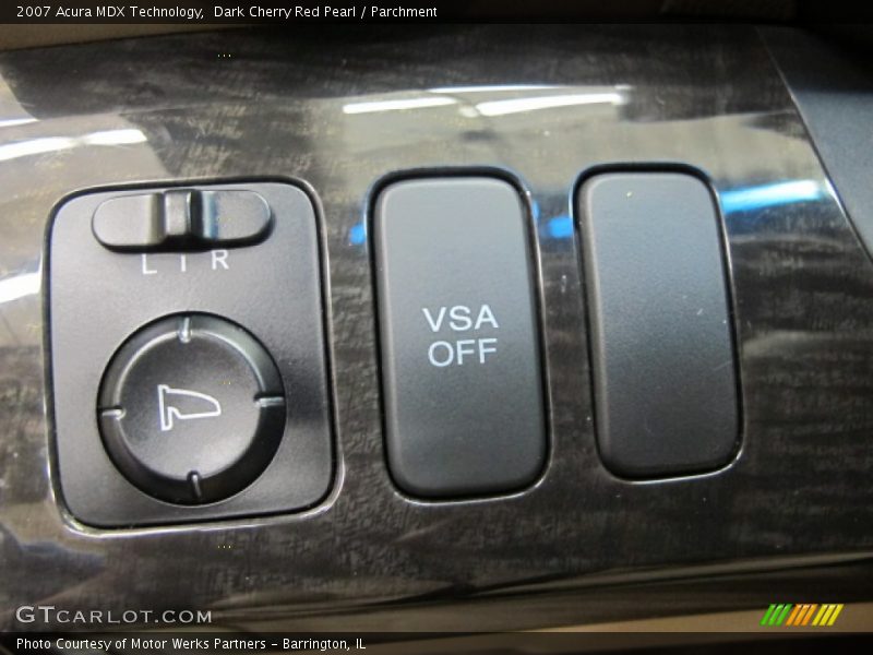 Dark Cherry Red Pearl / Parchment 2007 Acura MDX Technology