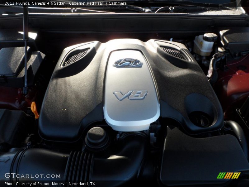 Cabernet Red Pearl / Cashmere 2012 Hyundai Genesis 4.6 Sedan