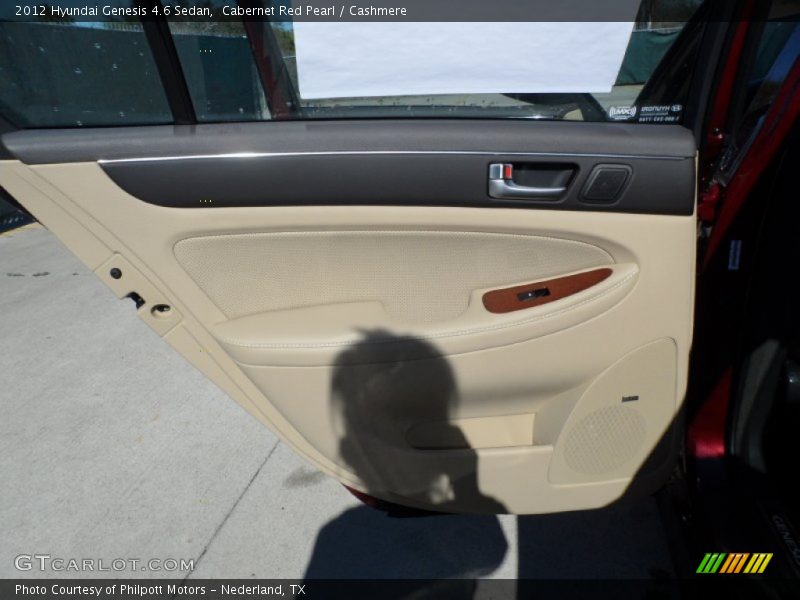 Cabernet Red Pearl / Cashmere 2012 Hyundai Genesis 4.6 Sedan