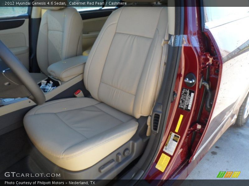 Cabernet Red Pearl / Cashmere 2012 Hyundai Genesis 4.6 Sedan