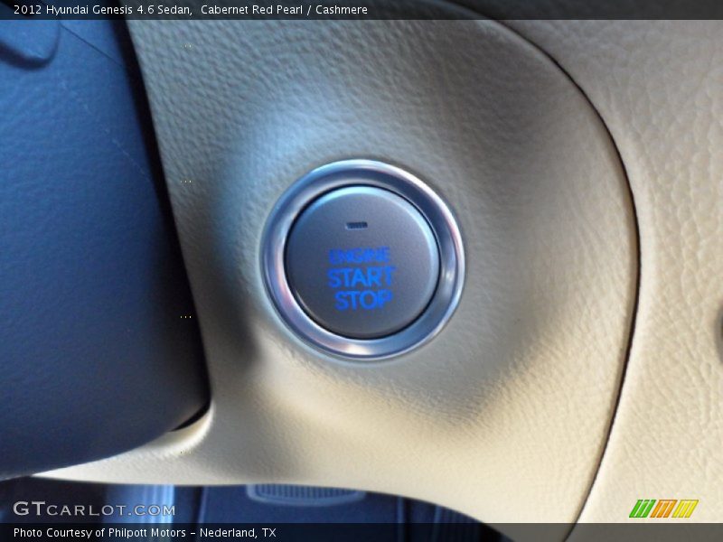 Cabernet Red Pearl / Cashmere 2012 Hyundai Genesis 4.6 Sedan