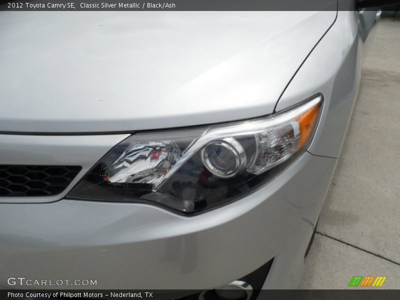 Classic Silver Metallic / Black/Ash 2012 Toyota Camry SE