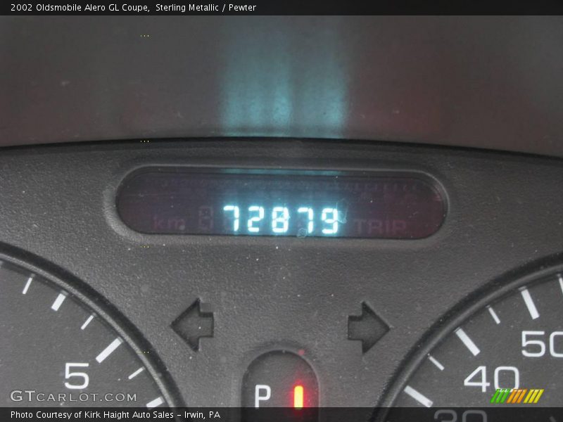 Sterling Metallic / Pewter 2002 Oldsmobile Alero GL Coupe
