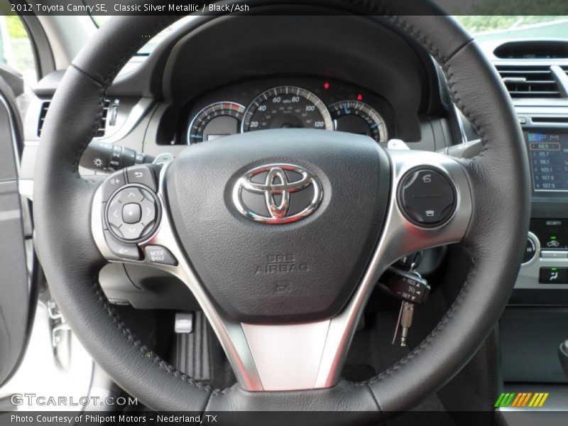Classic Silver Metallic / Black/Ash 2012 Toyota Camry SE