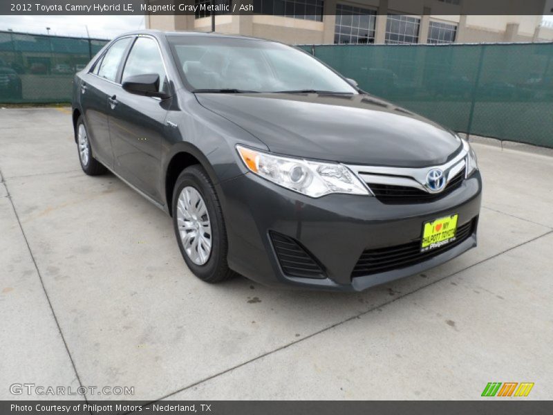 Magnetic Gray Metallic / Ash 2012 Toyota Camry Hybrid LE