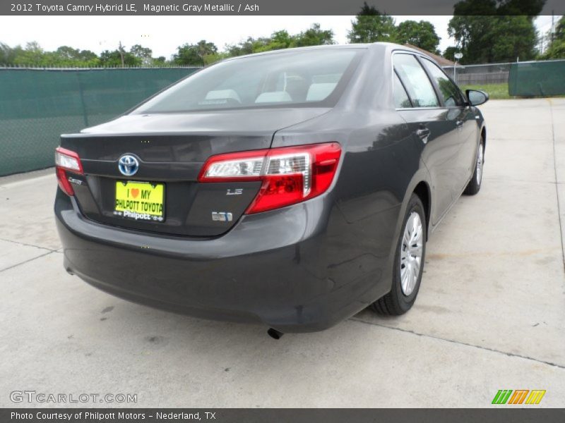 Magnetic Gray Metallic / Ash 2012 Toyota Camry Hybrid LE