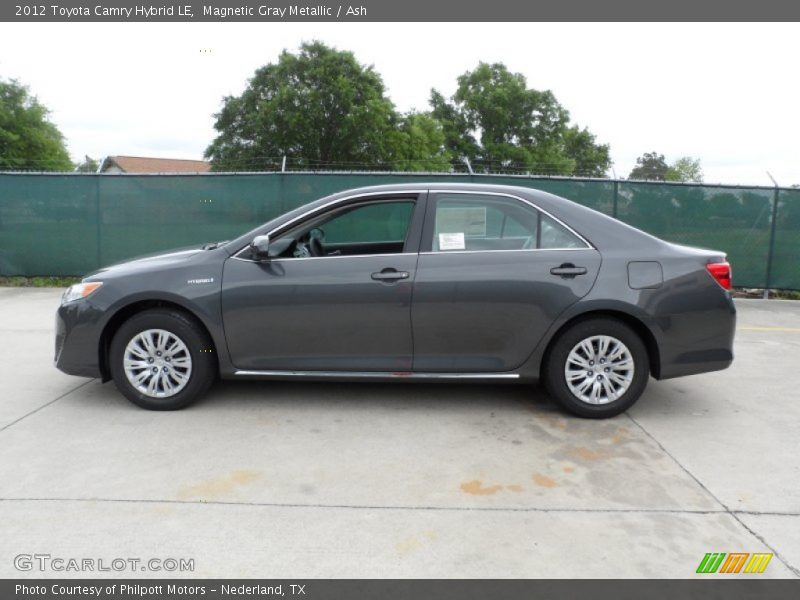 Magnetic Gray Metallic / Ash 2012 Toyota Camry Hybrid LE