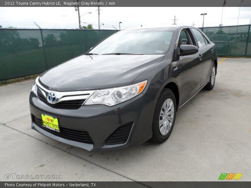 Magnetic Gray Metallic / Ash 2012 Toyota Camry Hybrid LE