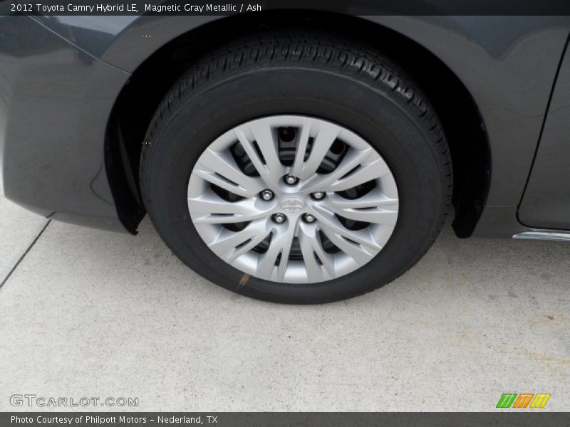 Magnetic Gray Metallic / Ash 2012 Toyota Camry Hybrid LE