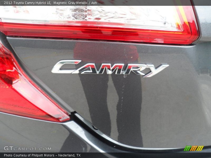 Magnetic Gray Metallic / Ash 2012 Toyota Camry Hybrid LE