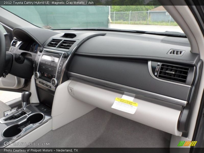 Magnetic Gray Metallic / Ash 2012 Toyota Camry Hybrid LE