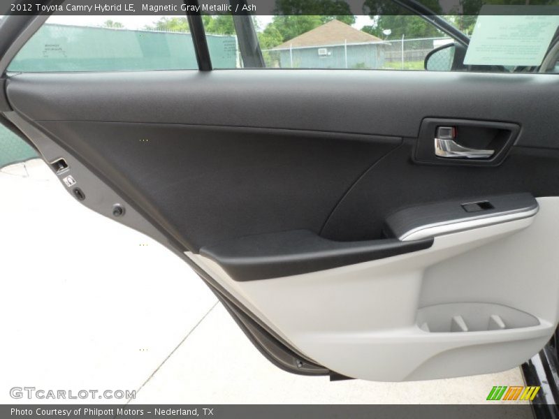 Magnetic Gray Metallic / Ash 2012 Toyota Camry Hybrid LE