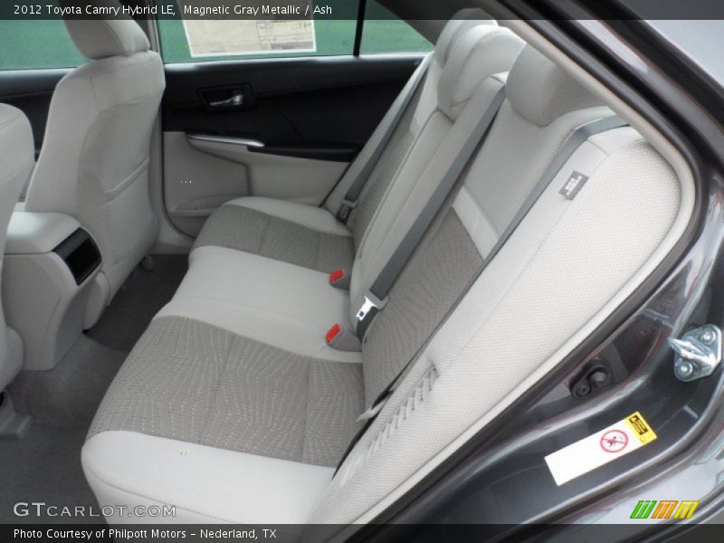Magnetic Gray Metallic / Ash 2012 Toyota Camry Hybrid LE