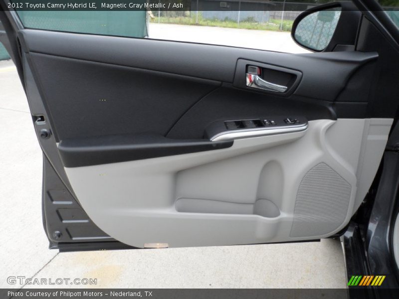Magnetic Gray Metallic / Ash 2012 Toyota Camry Hybrid LE