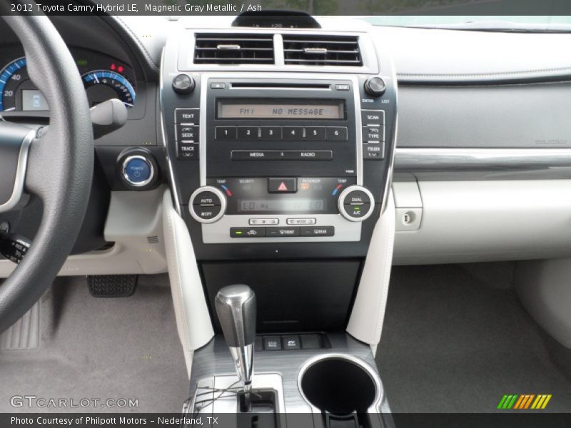 Magnetic Gray Metallic / Ash 2012 Toyota Camry Hybrid LE