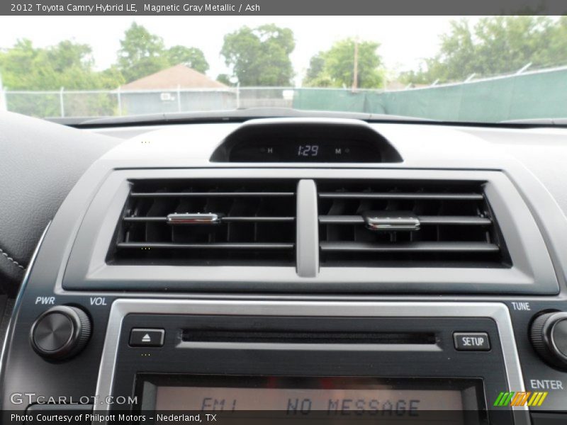 Magnetic Gray Metallic / Ash 2012 Toyota Camry Hybrid LE
