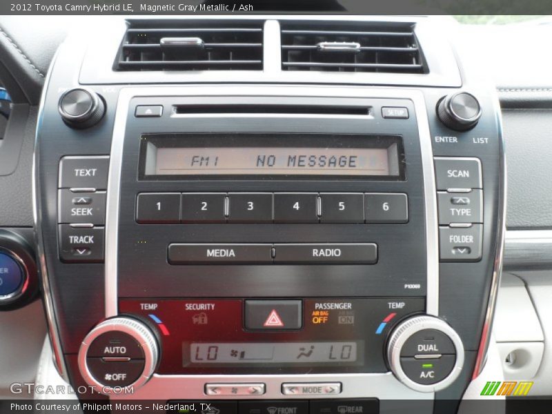 Magnetic Gray Metallic / Ash 2012 Toyota Camry Hybrid LE