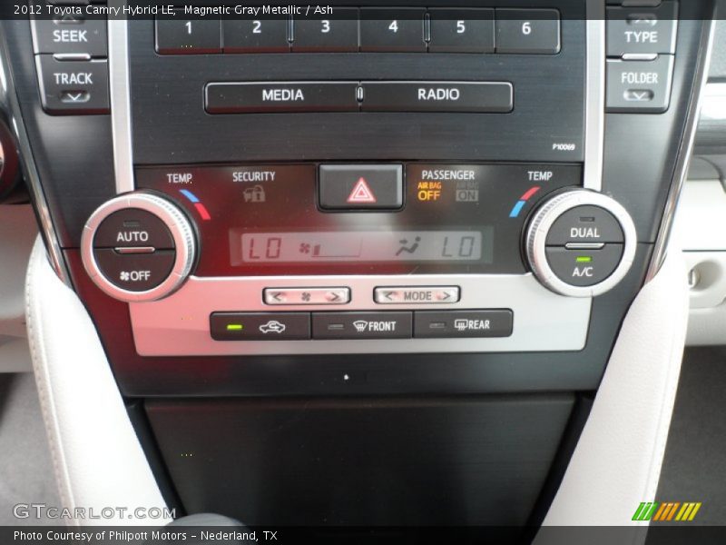 Magnetic Gray Metallic / Ash 2012 Toyota Camry Hybrid LE