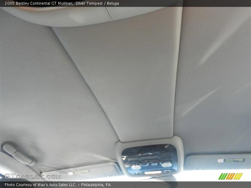 Silver Tempest / Beluga 2005 Bentley Continental GT Mulliner